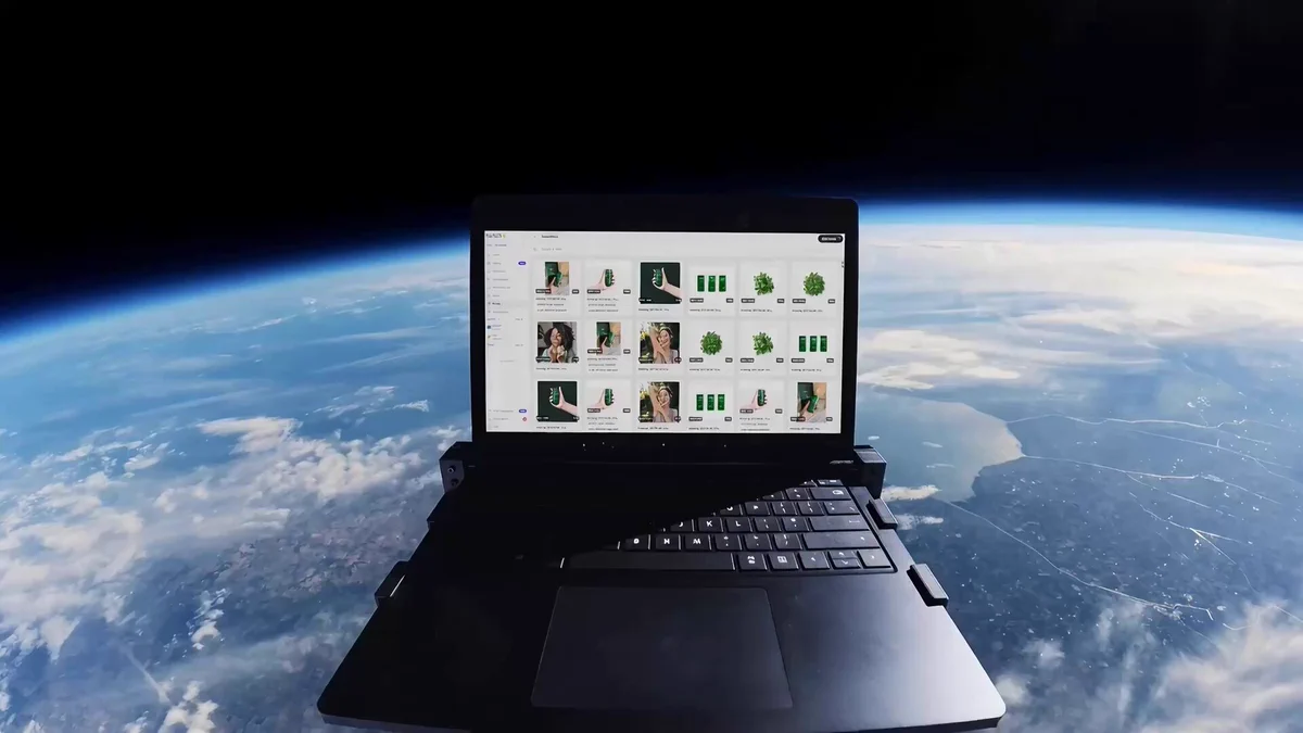 Notch AI autonomous Meta ads marketer dashboard showing a library of AI-generated ecommerce ads, from the founders' launch video