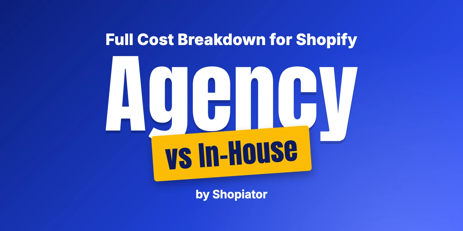 Google Ads Agency vs In-House Team: Full Cost Breakdown
