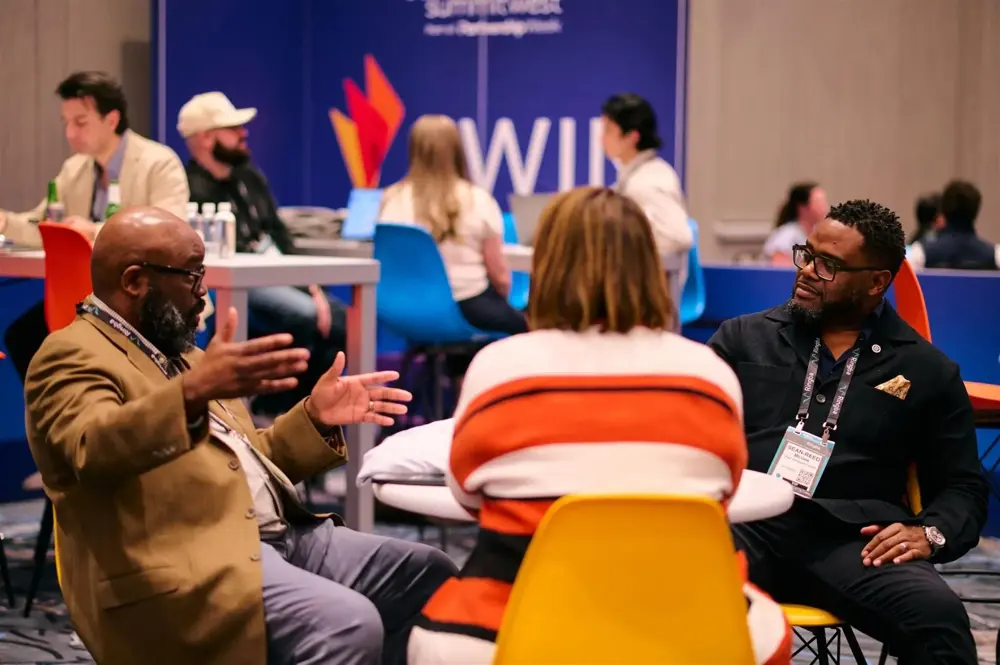 Affiliate Summit West networking lounge