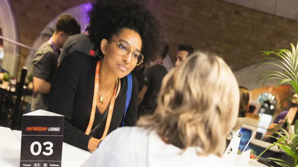 PI LIVE Europe hosted meetings in the Partnership Lounge