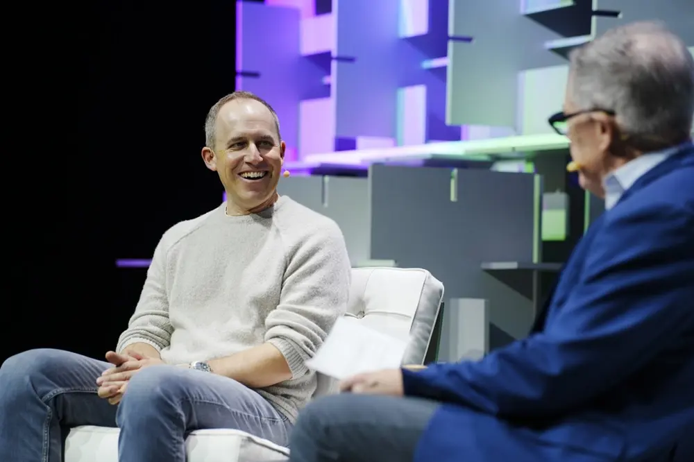 Shoptalk Spring fireside chat on stage